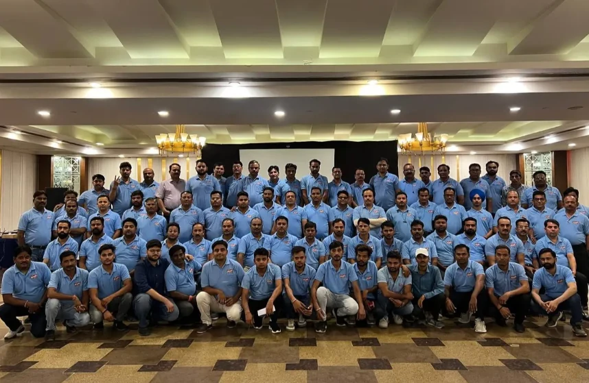 The Priniti Foods team gathered for a group photo