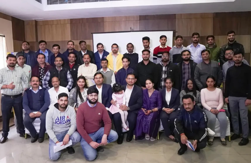 Members of the Priniti Foods team in a group photo