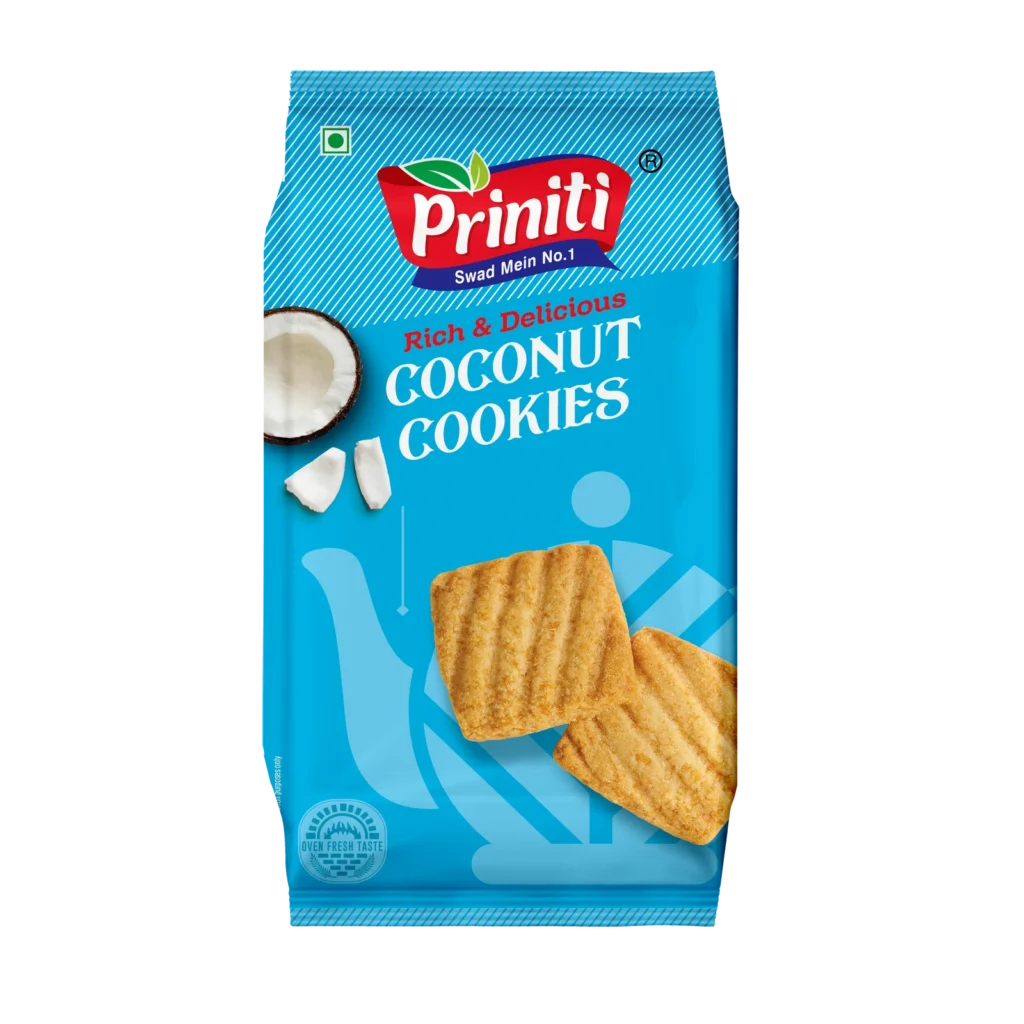 Coconut Cookies pack by Priniti Foods