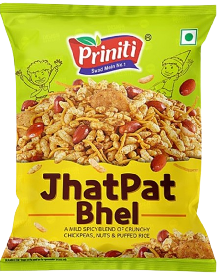 Jhatpat Bhel pack by Priniti Foods