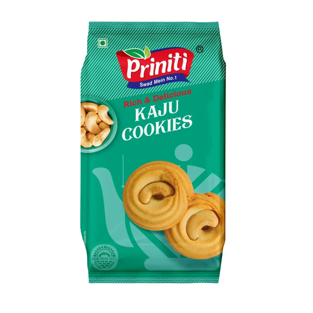 Kaju Cookies pack by Priniti Foods